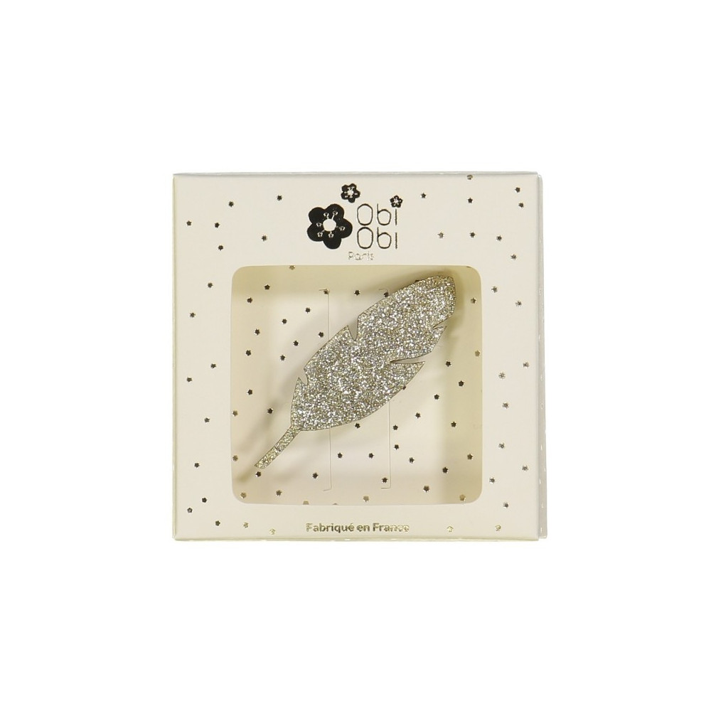Feather Clip Glitter - OBI OBI
