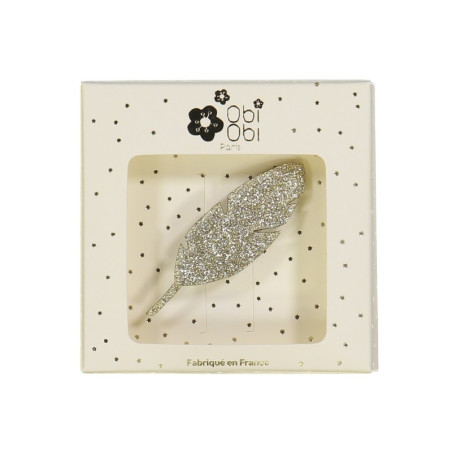 Feather Clip Glitter - OBI OBI