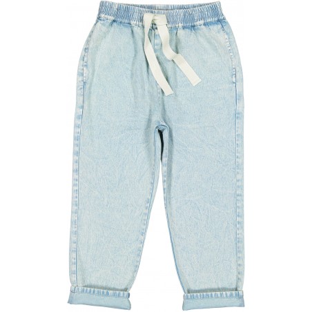 PANTALON VALENTIN CHAMBRAY DÉLAVÉ