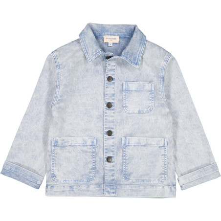 VESTE PINCEAU DENIM DELAVÉ