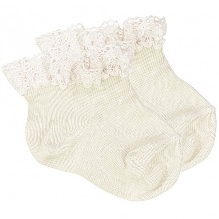 Socks Fleurette Cotton