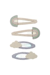 Barrettes Nuage Arc En Ciel