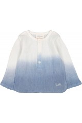 Shirt Oncle Cotton Crepe Dip Dye