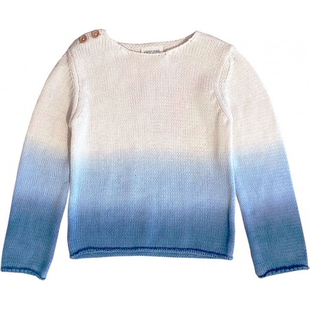PULL BOBBY COTON TRICOTÉ DIP DYE