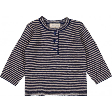 PULL REDA LAINE MÉLANGÉE RAYURE