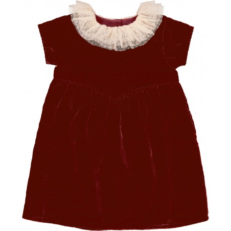 ROBE JEANNE PANNE DE VELOURS