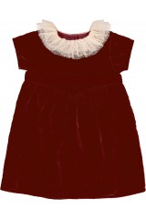 ROBE JEANNE PANNE DE VELOURS