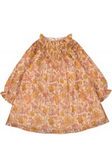 ROBE MANOUSH FLEUR INDIENNE RAYURE LUREX