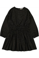 ROBE MELISSE TWILL POIS DORÉ