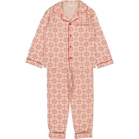 PYJAMAS MINUIT TWILL CARRÉ COEUR