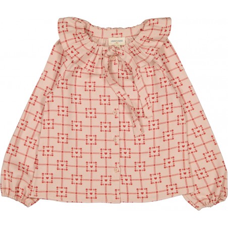 BLOUSE ANGELE TWILL CARRÉ COEUR