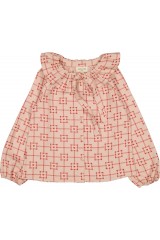 BLOUSE ANGELE TWILL CARRÉ COEUR