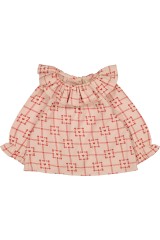 BLOUSE LILIE TWILL CARRÉ COEUR