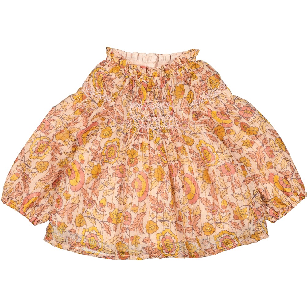 TUNIC ODESSA STRIPE LUREX INDIAN FLOWER