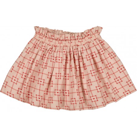 JUPE ARTEMIS TWILL CARRÉ COEUR