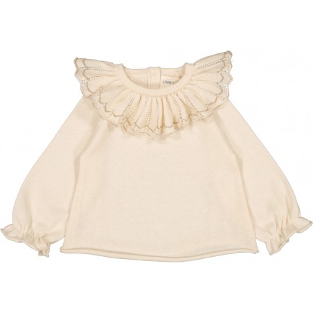 PULL TARTELETTE KNITTED WOOL BLEND