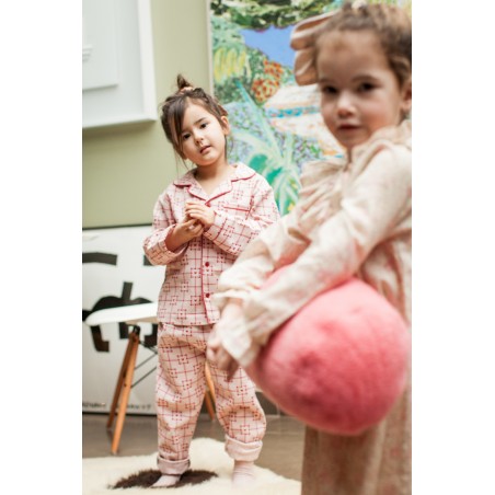 PYJAMAS MINUIT TWILL CARRÉ COEUR