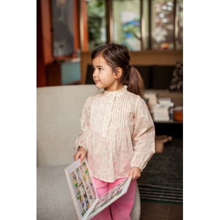 BLOUSE MARIANNETTE FLEUR ROMANTIQUE