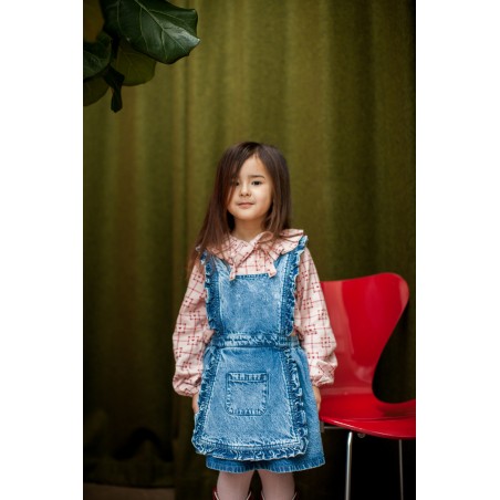 BLOUSE ANGELE TWILL CARRÉ COEUR