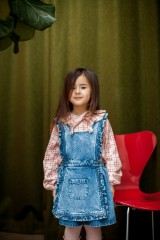 BLOUSE ANGELE TWILL CARRÉ COEUR