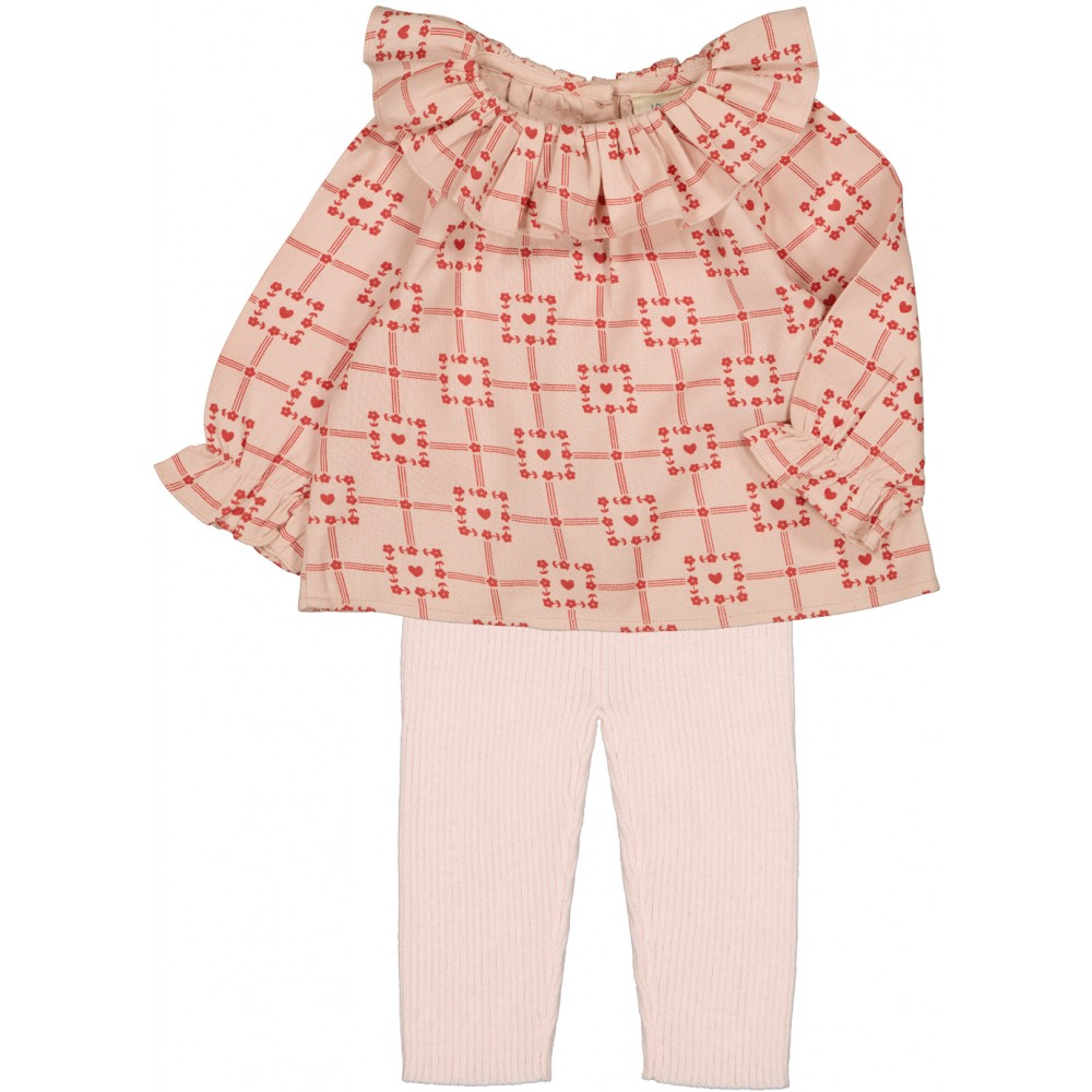 TUNIC LILIE TWILL SQUARE HEART