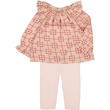 BLOUSE LILIE TWILL CARRÉ COEUR