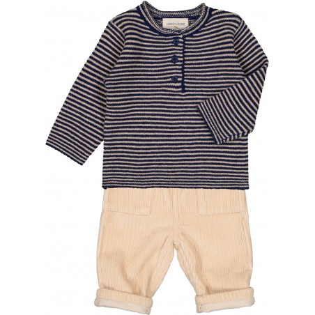 PULL REDA LAINE MÉLANGÉE RAYURE