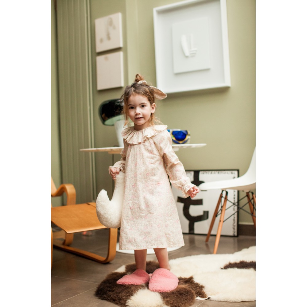 NIGHTDRESS REVERIE COTTON ROMANTIC FLOWER