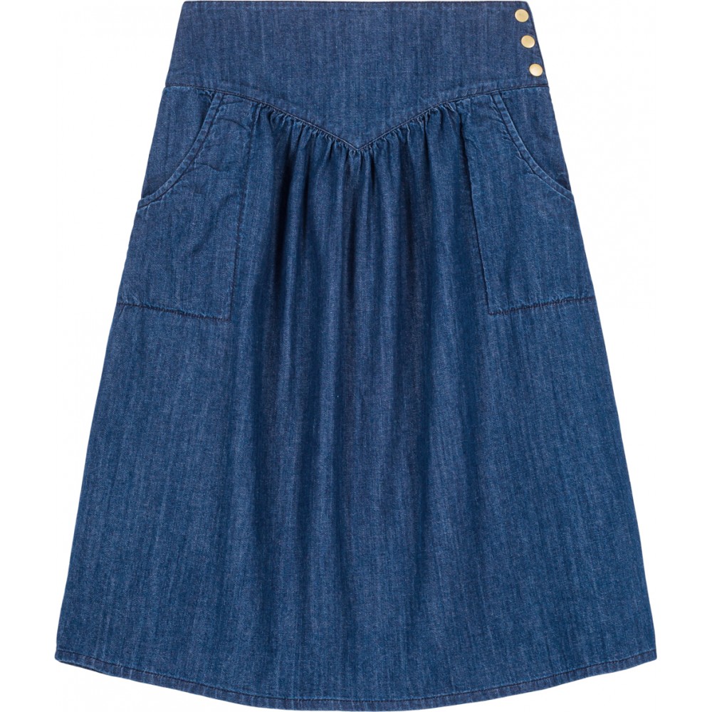 SKIRT MYLENE LIGHT DENIM