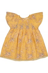ROBE DONNA RAYURE LUREX BOUQUET