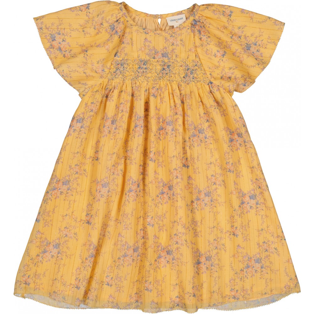 ROBE DONNA RAYURE LUREX BOUQUET