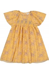 ROBE DONNA RAYURE LUREX BOUQUET