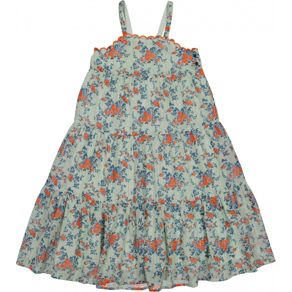 Dress Maria Stripe Lurex Bouquet