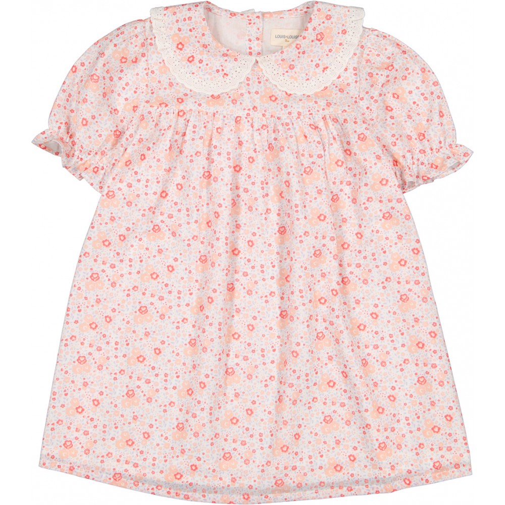 Dress Twiggy Cotton Veil Romantic Flower