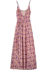 Dress Fefe Stripe Lurex Indian Flower