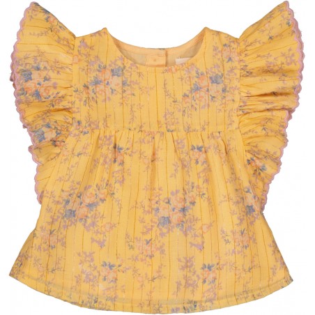 BLOUSE JASMIN RAYURE LUREX BOUQUET