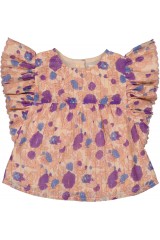 Tunic Jasmin Stripe Lurex Indian Flower
