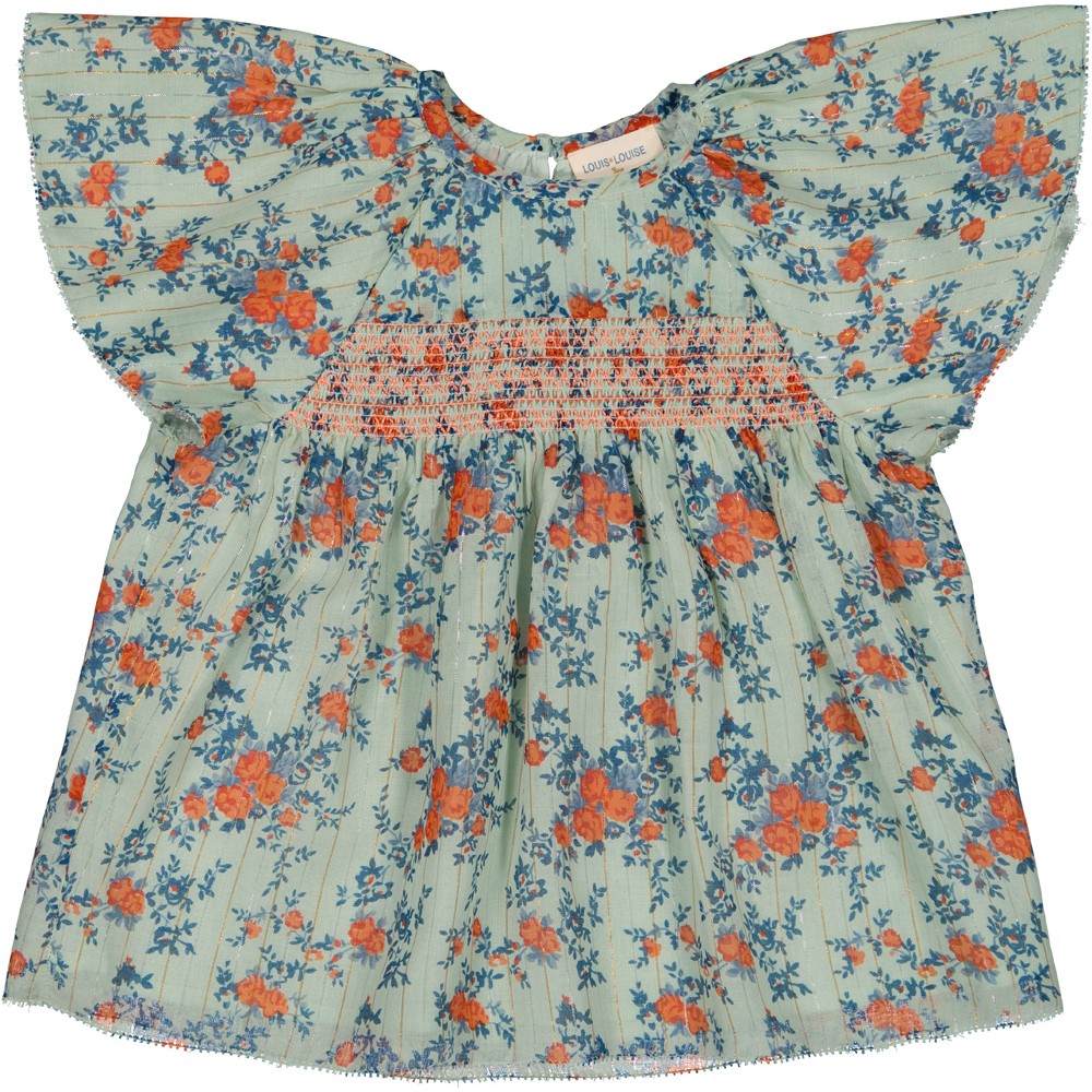 BLOUSE PEPETTE RAYURE LUREX BOUQUET