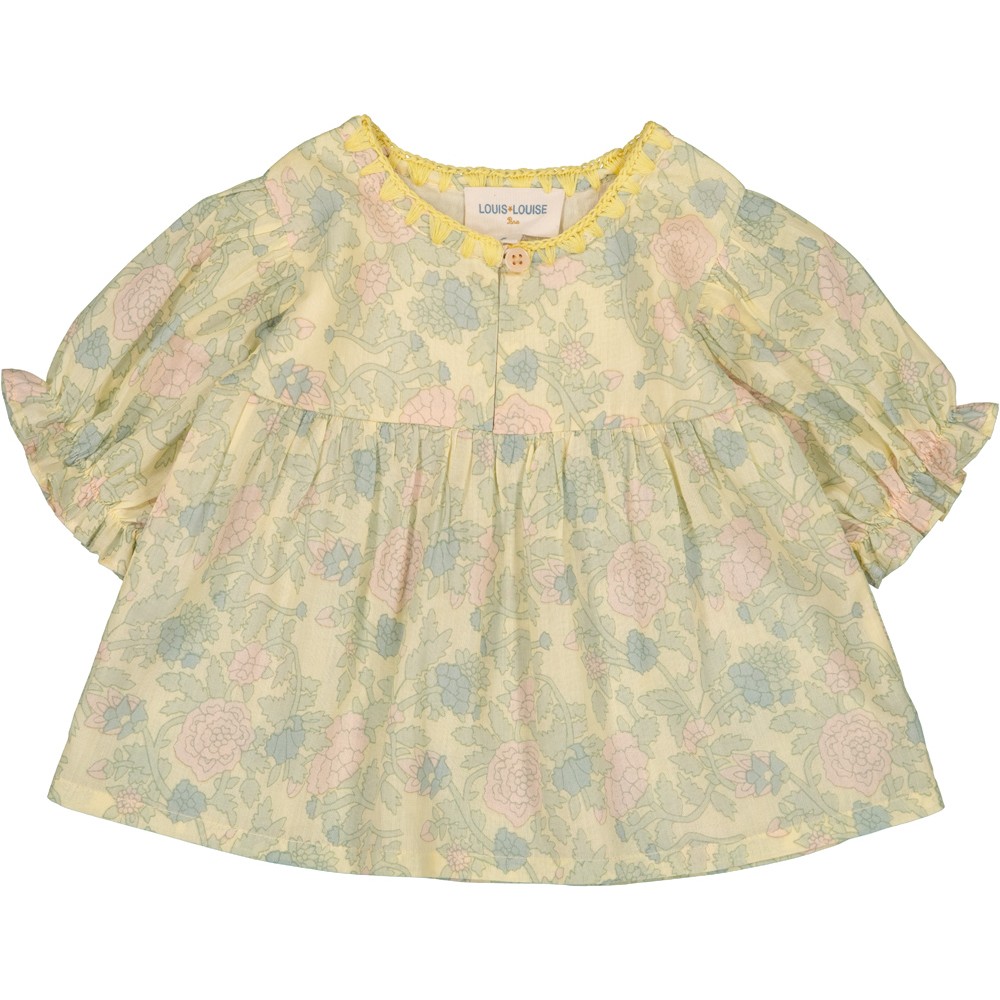 BLOUSE POONI VOILE DE COTON FLEUR INDIENNE