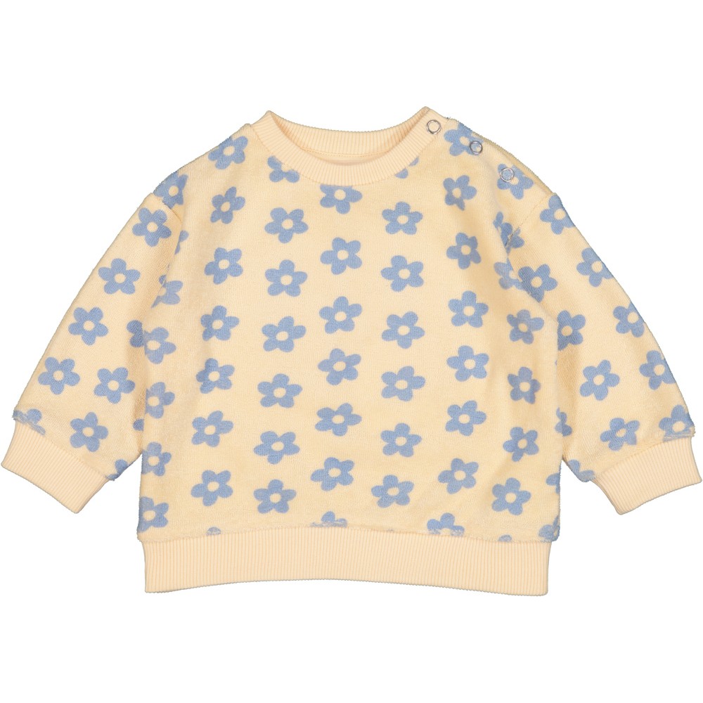 SWEAT JIMMY COTON EPONGE FLEUR