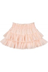 JUPE LENA COTON CREPON RAYURE LUREX