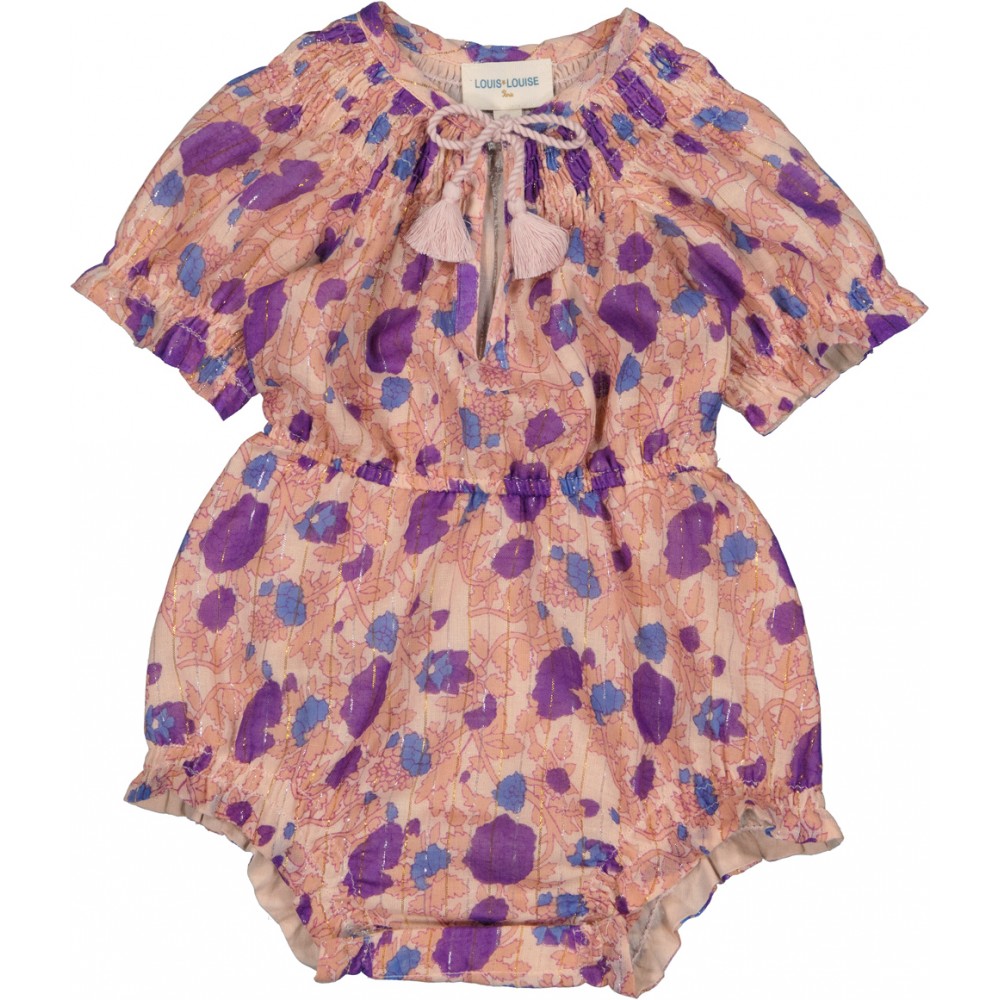 Overall Bamboleo Stripe Lurex Indian Flower