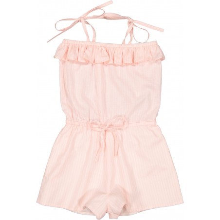 Overall Hello Cotton Veil Stripe