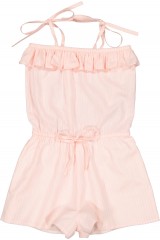 Overall Hello Cotton Veil Stripe