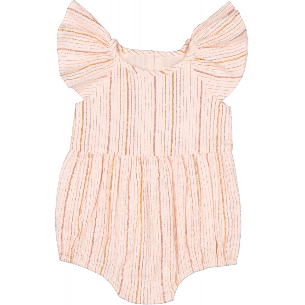 COMBINAISON MARTINETTE COTON CREPON RAYURE LUREX