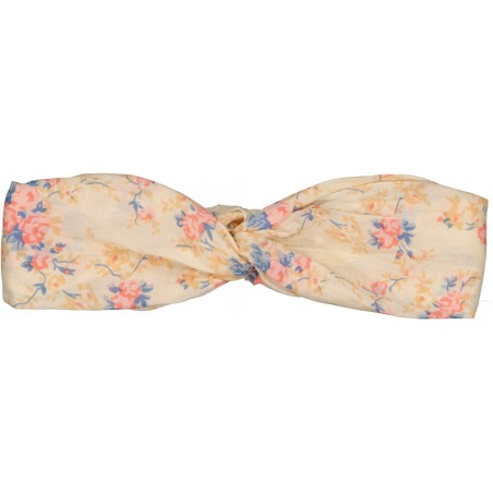 HEADBAND FRANCESCA VOILE DE COTON BOUQUET