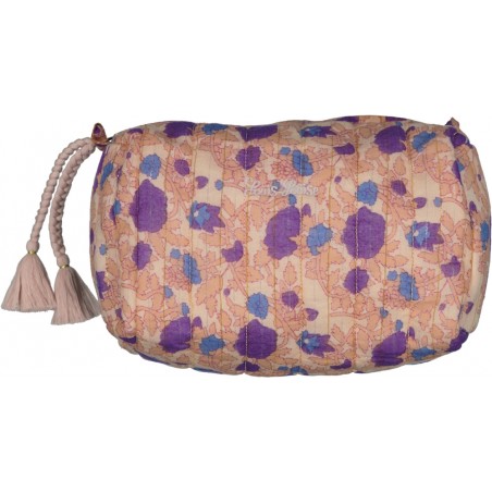 TROUSSE DE TOILETTE BATH RAYURE LUREX FLEUR INDIENNE