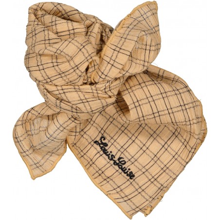 Scarf Sissi Cotton Crepe Check