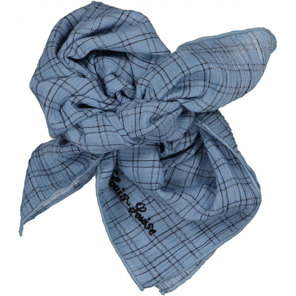 Scarf Sissi Cotton Crepe Check