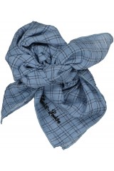 Scarf Sissi Cotton Crepe Check